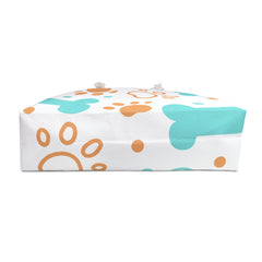 Pet Lover's Weekender Bag, Perfect for Dog Lovers, Travel, Gym, Beach, Stylish Dog Print Tote, Pet-Themed Gift