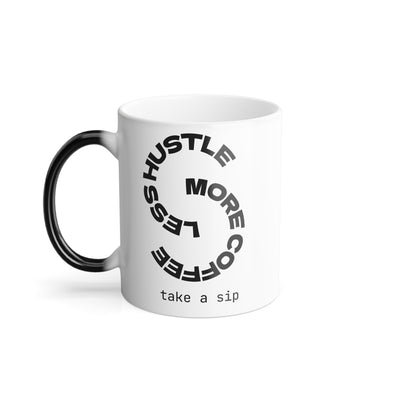 Color Morphing Mug - Unique Transforming Heat-Sensitive Coffee Cup, Gift for Coffee Lovers, Fun Office Mug, Creative Kitchen Decor