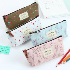 Creative Floral Pencil Case for Stationery Supplies