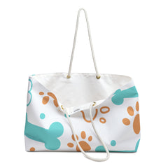 Pet Lover's Weekender Bag, Perfect for Dog Lovers, Travel, Gym, Beach, Stylish Dog Print Tote, Pet-Themed Gift