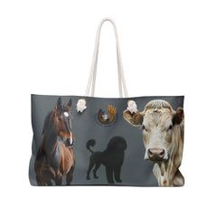 Farm Animal Weekender Bag - Perfect for Animal Lovers & Weekend Getaways