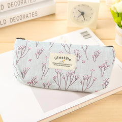 Creative Floral Pencil Case for Stationery Supplies