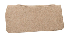 Weaver Equine 32" x 32" Contoured Wool Blend Felt Horse Saddle Pad Liner Shock Absorbing Protective Western Saddle Pad Durable Equine Supplies ‎Tan