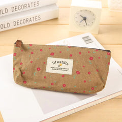 Creative Floral Pencil Case for Stationery Supplies