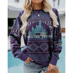Vintage Western Style Women's Sweatshirt - Casual Pullover